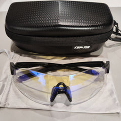 [263]G   KAPVOE Running Glasses Marathon Cycling Sports Professional Men's Outdoor Windproof Goggles Women's Photochromic Sunglasses