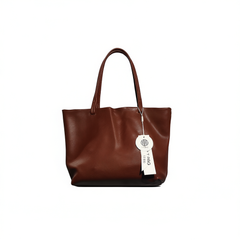 [945]G   Japanese Trendy Brand I.T Bag Genuine Leather Tote Bag 2025 Soft Leather Shoulder Bag Large Capacity Tote Bag Pet Bag