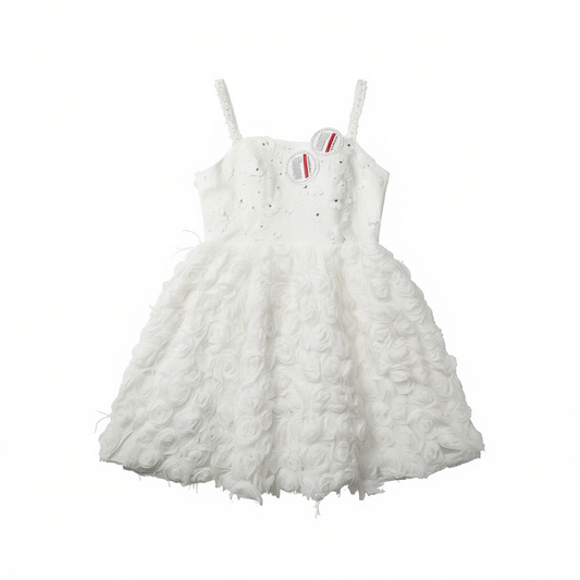 [569]NM  French Camisole Light Wedding Dress, Short Puffy Bridal Gown for Petite Figures, Wedding Send-off & Welcome Dress