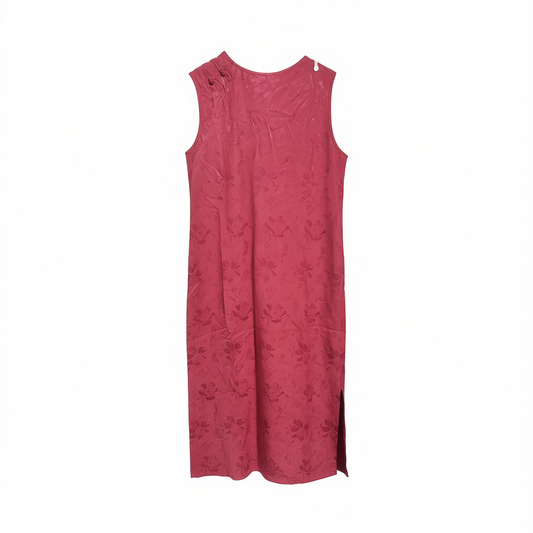 [325]N SILVIYE intangible cultural heritage chiang sam gossamer dress gossamer sleeveless dress