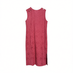 [325]N SILVIYE intangible cultural heritage chiang sam gossamer dress gossamer sleeveless dress