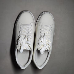 [137]GM    Men's White Sneakers with Hidden Height-Increasing Thick Sole Casual Board Shoes G931