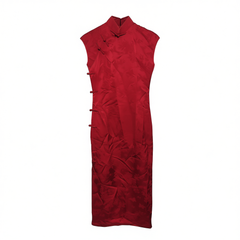 [438]G    Sisu New Chinese Style New Traditional Modified Qipao 2024 New Bridal Engagement Wedding Elegant Simple Short Sleeve Red Toast Clothing