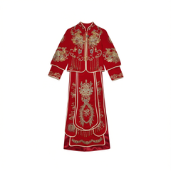 [692]GM     Chinese Xiuhe Wedding Costume, High-end Bridal Dress for Wedding & Toast, Traditional Outfit for Wedding Banquet, Suitable for Petite Figures 1