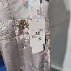 [706]G    [Torrential Price] Pink Toast Cheongsam, New Chinese Style Wedding Dress for Brides, High-end Mermaid Dress for Engagement