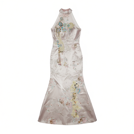 [706]GG     New Chinese Style Wedding Dress for Brides, High-end Mermaid Dress for Engagement