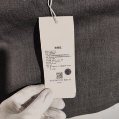 [718] Alightmen Two-Color Wool Twill High Definition Pencil Skirt with Side Zipper Low Waist Tailored Fit Super Shorts