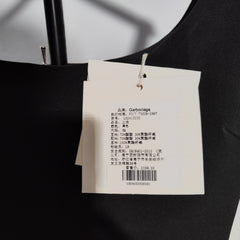 [555]GG     Plaid Placket Exposed Back Slim-fit Cloud-shaped Design Suspender Vest
