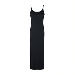 [662]GGGJ Knot Camisole Dress Women  Long Dress