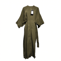 [885]GG   Women's Tie-Waist Dress with Design Sense,  Korean Style Casual Figure-Flattering Elegant Dress