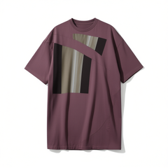 [359]GG     Summer New Print Pure Cotton Designer Long T-Shirt Women