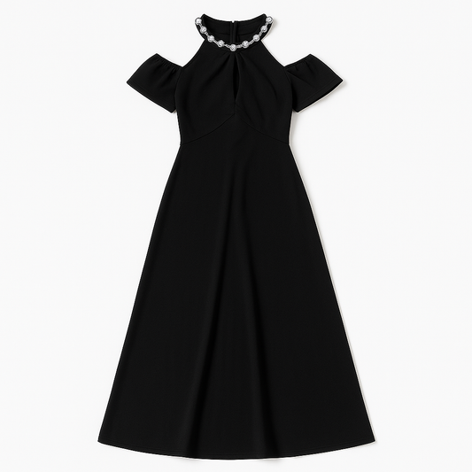 [362]MS Sensual Socialite Alluring Strapless Dress Birthday Petite Evening Gown High-end Formal Dress Spring