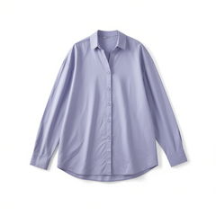 [973]GG    Dopamine Energy Crinkled High-Count Cotton Casual Loose Long-Sleeve Shirt U