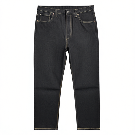 [223]NM   Raw Selvedge Denim 13oz High-Wear High-Rise Straight Jeans