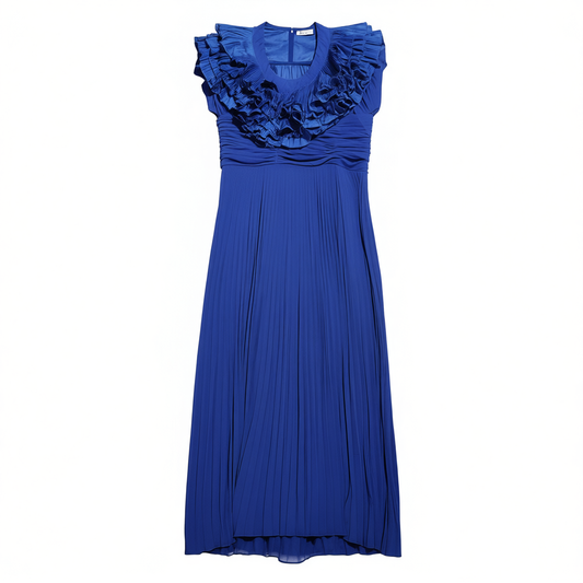 [468]N Single-Shoulder Slimming Long Evening Gown Fashionable for Hosting Performances Annual Events and Daily Wear
