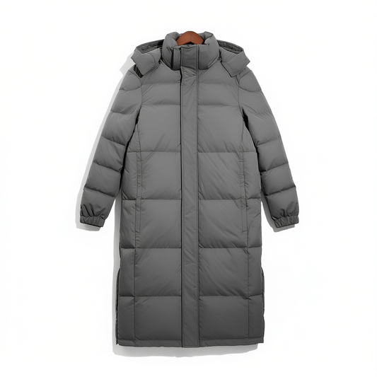 [591]GG    Down Jacket Men and Women Extra-Long Over-Knee Thickened