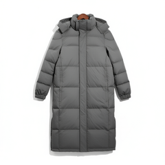 [591]GG    Down Jacket Men and Women Extra-Long Over-Knee Thickened