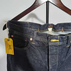 [043]N NON STOCK reproduction 36101B 14.5oz pre-shrunk raw selvedge denim mid-rise straight-leg jeans
