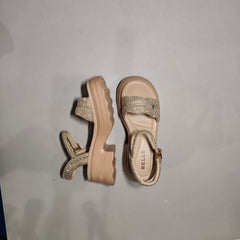 [365]GG     Thick-Soled Height-Enhancing Strap Sandals  Mom Women's French Casual Sandals