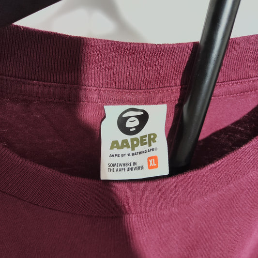 [197]N [Party Price] AAPE Flagship Store Men's Spring and Summer Ape Tribe Graphic Casual Loose Fashion Short-Sleeve T-Shirt 1617XXO