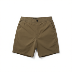 [176]G   [Mega Sale Price] COMMON SCENTS 60S Combed Cotton High-Density Poplin Textured Relaxed Five-Pocket Casual Shorts
