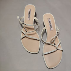 [936]G   [Carnival Price] 73hours Women's Shoes "Madeleine" Same Style as Celebrities, Heeled Slide Sandals with T-strap Design