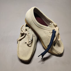 [789]N Korean Genuine Leather Thick Sole Lace-up Retro British Style Wallabee Suede Loafers Kangaroo Single Shoes Short Boots