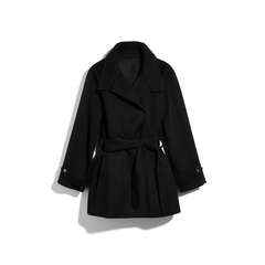 [721]NN Elegant Loose Stand Collar Tweed Jacket