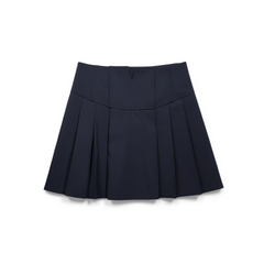 [834]NG   Women's Summer Navy Collar Shirt + Slimming Skirt Two-Piece Set