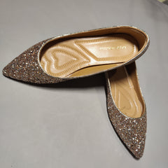 [873]G   Marylan [Daybreak] Champagne Gold Wedding Shoes, Premium Feel, Showhe/White Gown Two-Way Wear Flat Singles