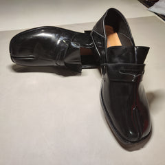 [655]N Sheep Hoof Ninja Tabi Split-Toe Women's Flat Pig Trotter Thick-Loafer Horse Hoof Single Shoes Pig Foot Shoes Unisex