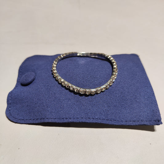 [906]GG    Bracelet with 20/30/50 Point Imported Moissanite , Fashionable Jewelry Anklet