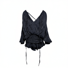 [679]MM    Moon Vera Azure Oxygen/Unique Design Chiffon cloth  with High-end Ladylike Style