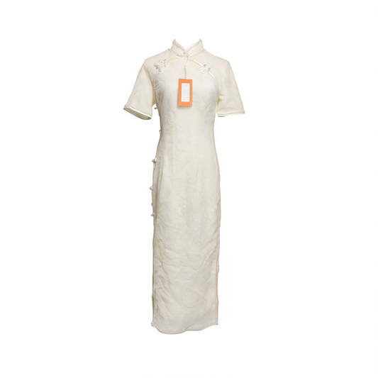 [827]GG     New Chinese-style Qipao, Modernized Youthful Design for Young Women: Daily Wearable Robe, Bride's Toasting Dress, Wedding Dress for Marriage Certificate and Engagement Ceremonies