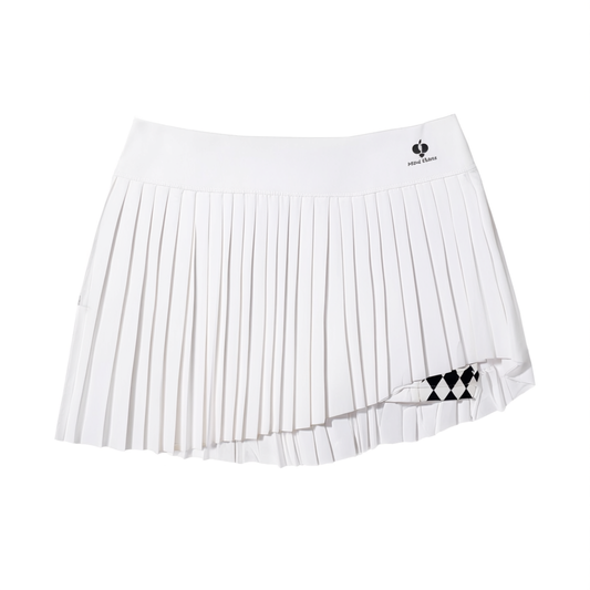 [979]GG       Women's Tennis Skirt  Pleat Skort White Running and Fitness Golf Sports Short Skirt