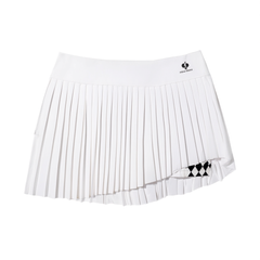 [979]G    PomPeche Women's Tennis Skirt PomPeche Pleat Skort White Running and Fitness Golf Sports Short Skirt