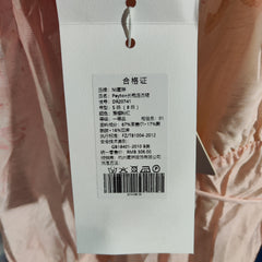 [909]GM    New Light Autumn Chiffon Pink Dress Shirt Robe Plus Size Linen Floral Long Dress for Women