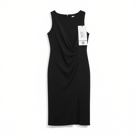 [971]G   [Carnival Price] Premium elegant black sleeveless dress for women, summer new arrival, waist-cinching, OL style long dress suitable for layering