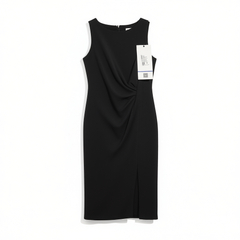 [971]G   [Carnival Price] Premium elegant black sleeveless dress for women, summer new arrival, waist-cinching, OL style long dress suitable for layering