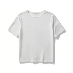 [122]N 100% Mulberry Silk Chinese Style Short Sleeve Top for Women Summer Lightweight New Chinese Style Shirt Satin Embossed T-shirt
