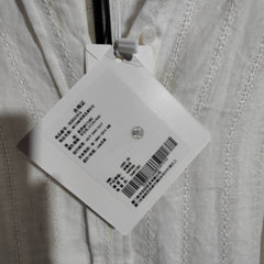 [494]N Meiyang MEIYANG Rain-Loom Linen Shirt Forest-Style Holiday Full Linen Hollow-Embroidered Long-Sleeve Shirt - Wednesday