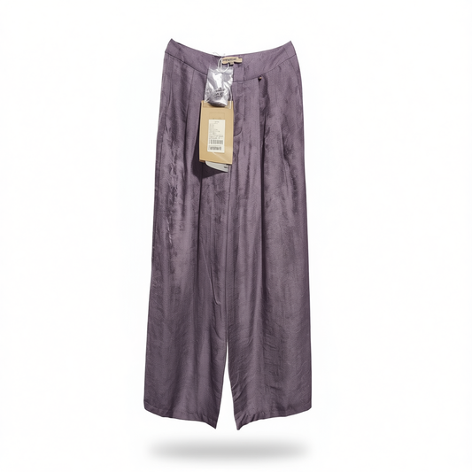 [841] Pre-sale COCOBELLA cloud purple jacquard wide-leg pants comfortable lyocell casual pants PA3038
