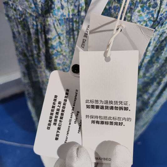 [648]NM  Fresh floral v-neck short sleeve loose wide swing dress UK liberty imported fabric 25 summer style