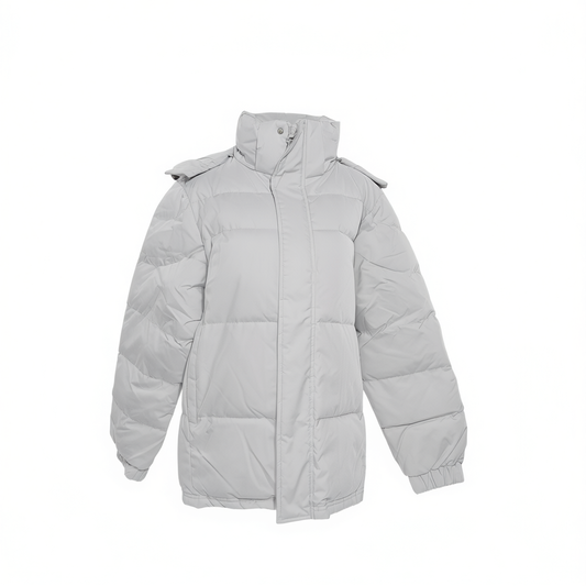[094]GM   Down Jacket Unisex Short-Length Winter  New Thickened Stand-Collar Puffer Style Couple Loose Fit Central Academy of Drama