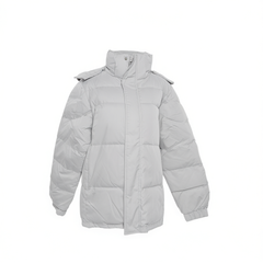 [094]GM   Down Jacket Unisex Short-Length Winter  New Thickened Stand-Collar Puffer Style Couple Loose Fit Central Academy of Drama