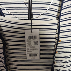 [254]G   Vero Moda Dress True Two-Piece Striped Knit Splicing A-Line Skirt 325346012