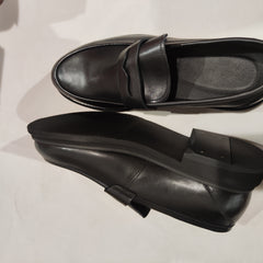 [521]N Basic Commute // British Retro Handcrafted Genuine Leather Business Casual Slip-On Loafers for Men