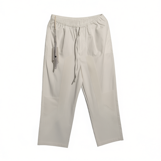 [071] Omi曬布 Summer Thin Elastic Nine-Point Straight Casual Pants for Women, 100% Cotton Imported from Japan, New Summer Arrival