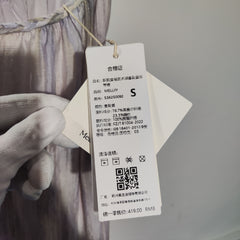 [669]N MELLIIY 2025 Gentle Vacation Style Cami Dress Women's Summer New Sleeveless Ombré Purple A-Line Dress