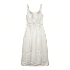 [812]GM   Bridal Toast & Engagement Dress, Luxury French Satin Camisole Dress with Elegant & Unique Style